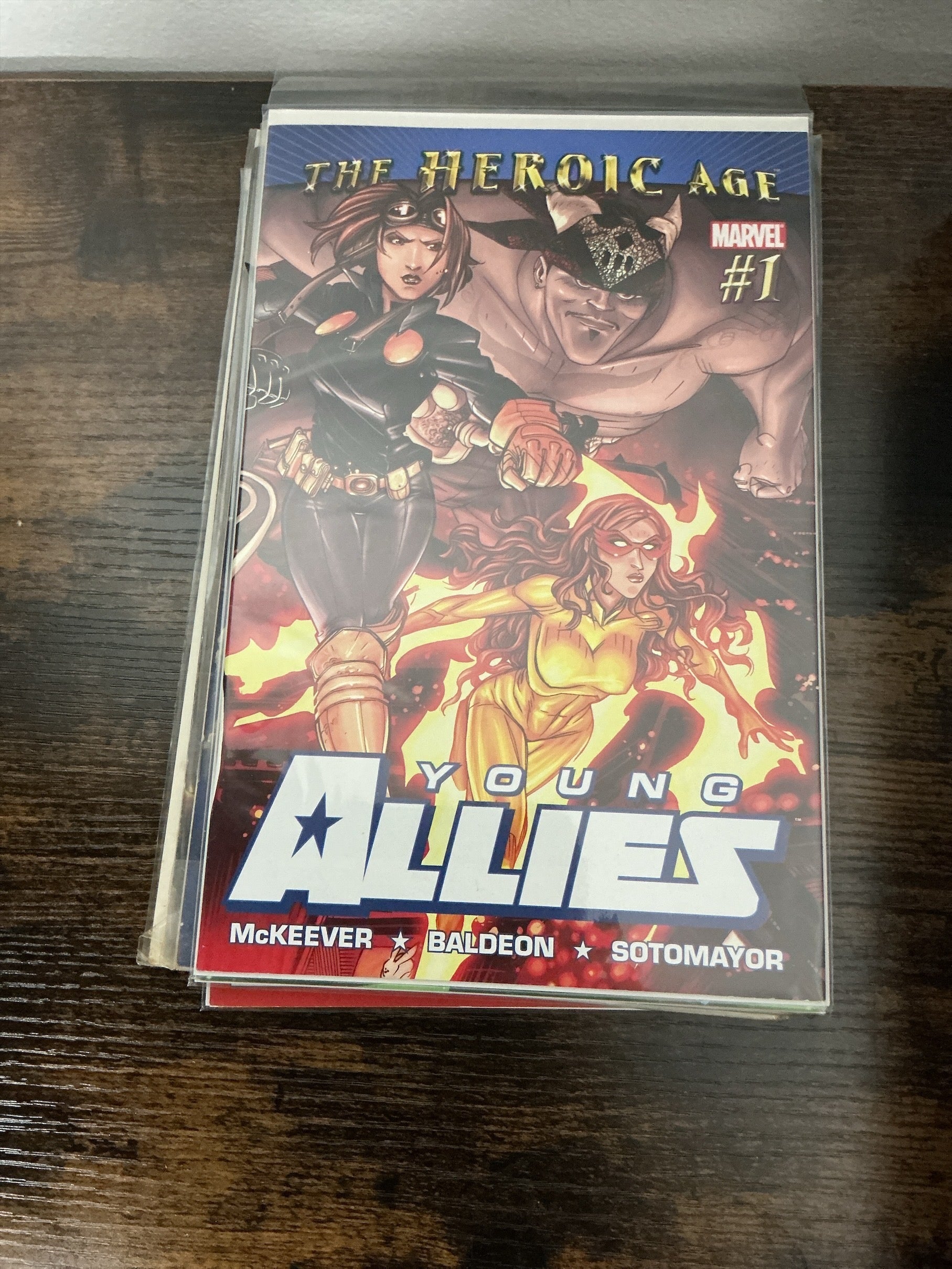 Young Allies #1 Heroic Age Marvel 2010 McKeever Baldeon