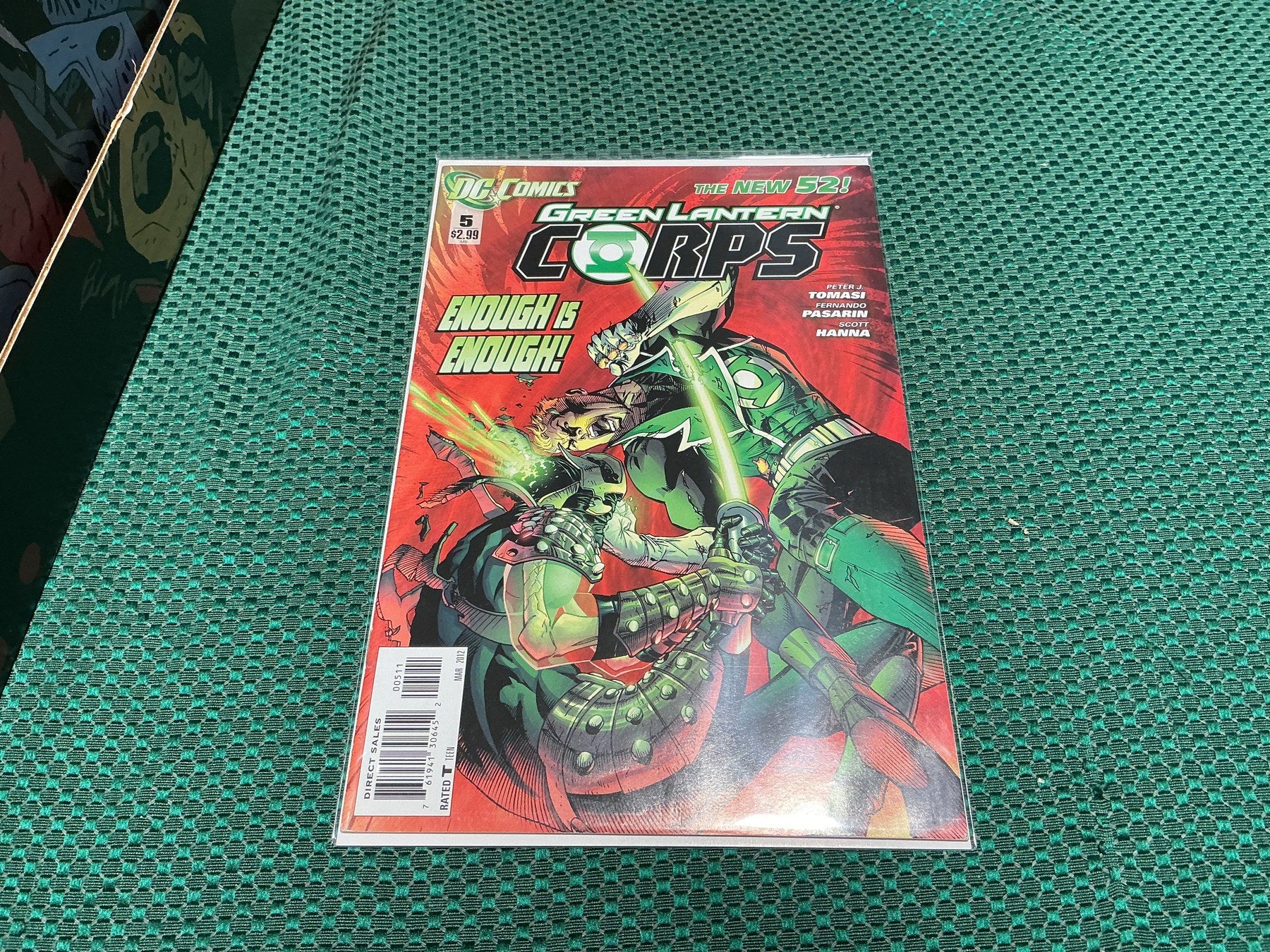 Green Lantern Corps #5 New 52 DC Enough Is Enough
