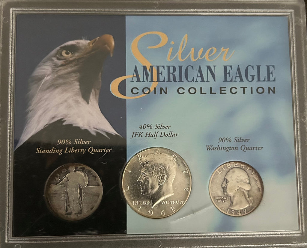 Silver American Eagle Coin Collection – 3-Coin Set