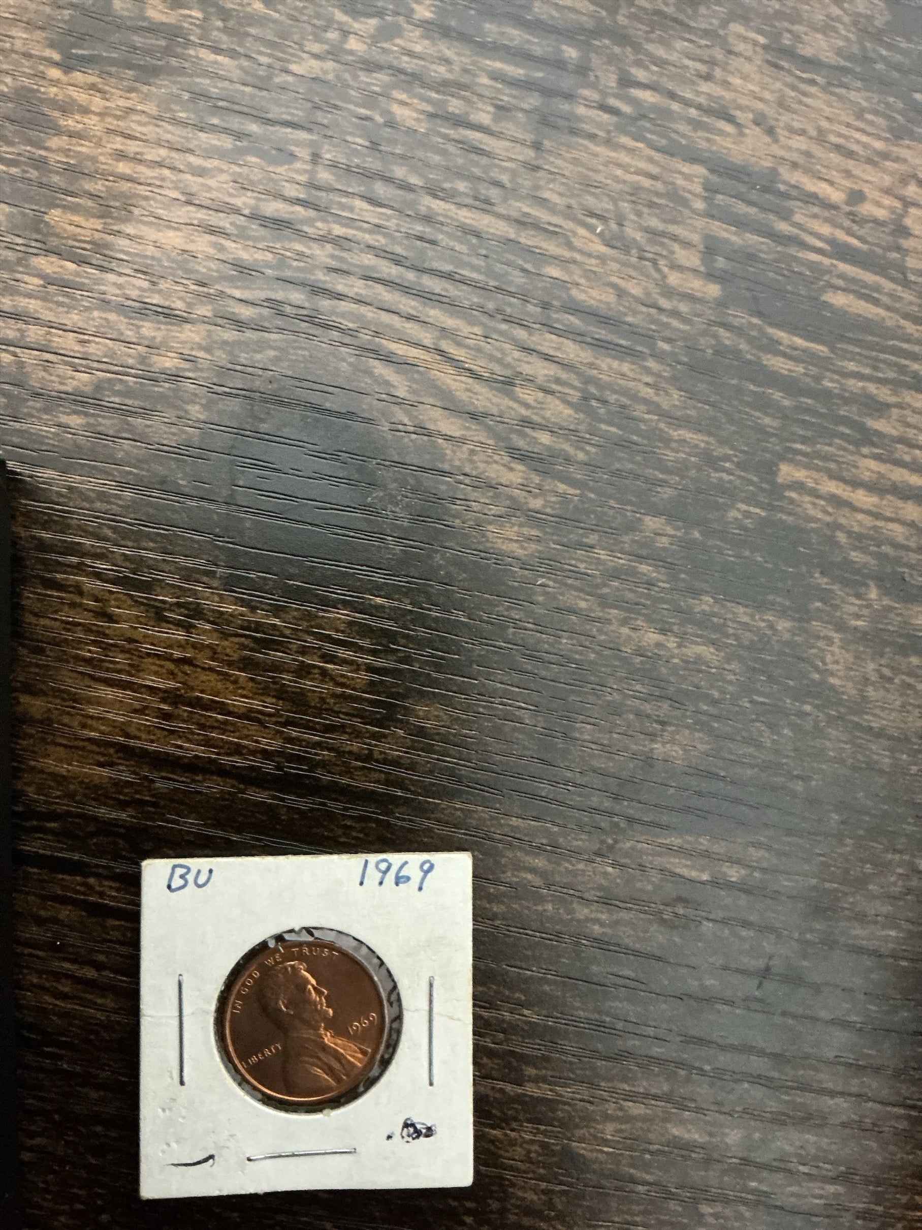 1969 Lincoln Memorial Cent BU - front