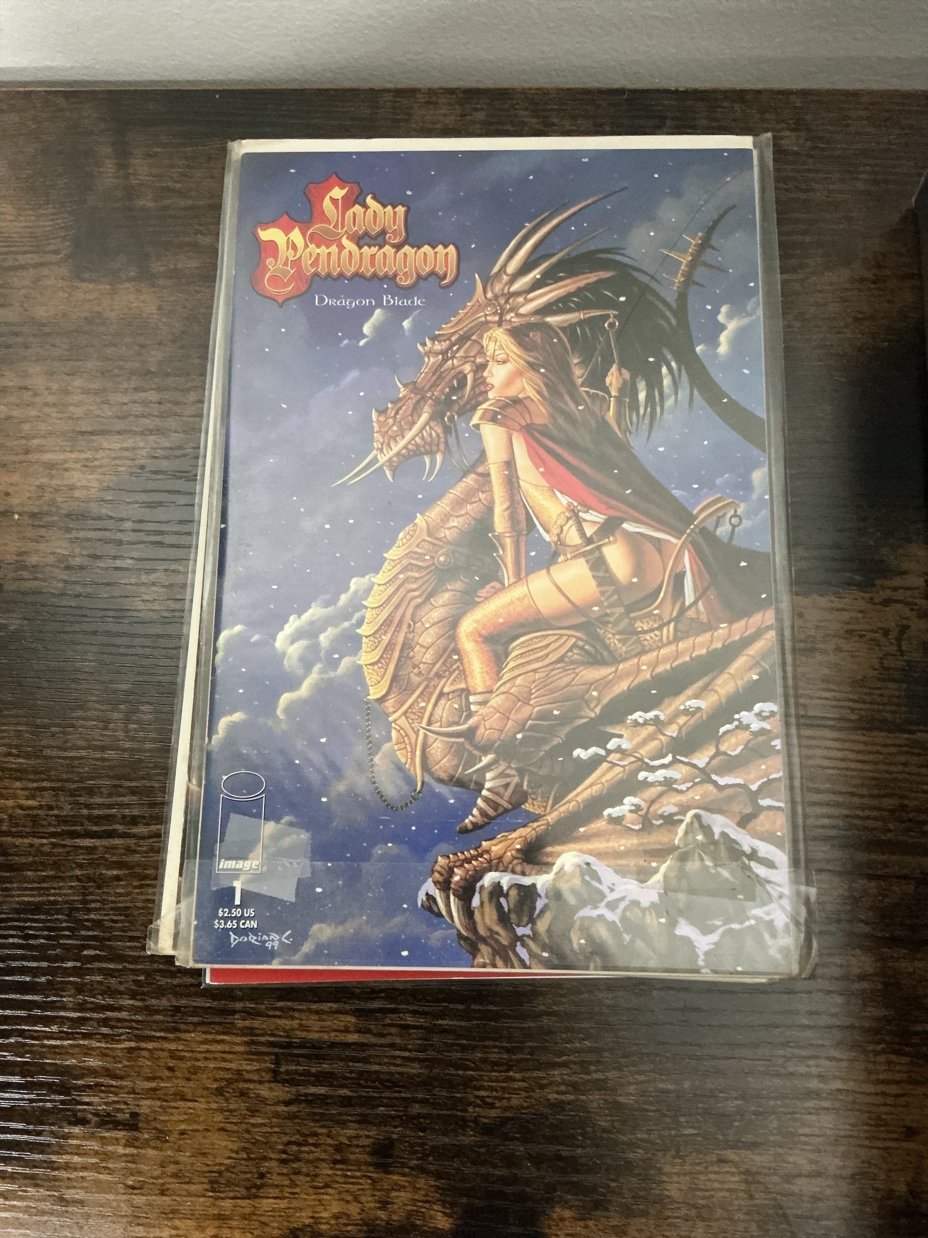 Lady Pendragon Dragon Blade #1 Image Comics Dragon Cover