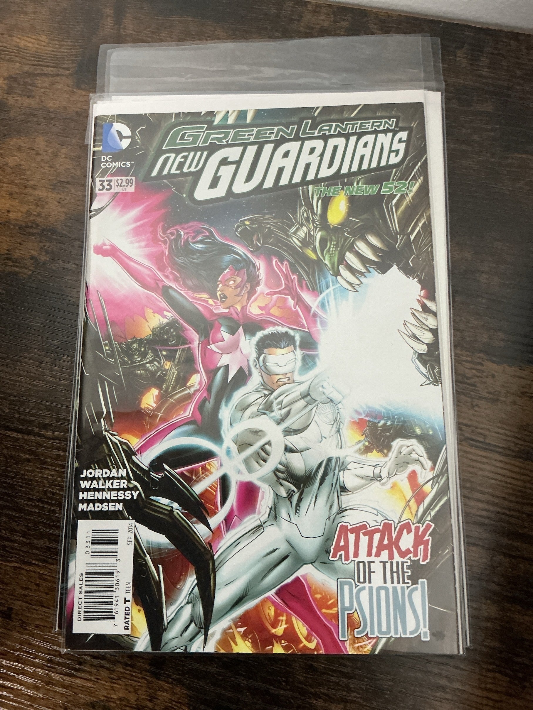 Green Lantern New Guardians #33 DC Comics New 52 Attack of the Psions